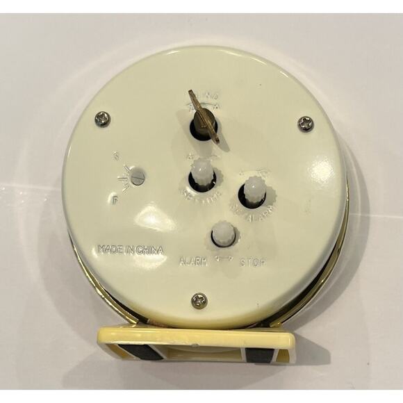 VTG Alarm Clock Equity Minibell Glow in Dark Wind Up Clock Tested Works MCM Loud - Picture 3 of 5